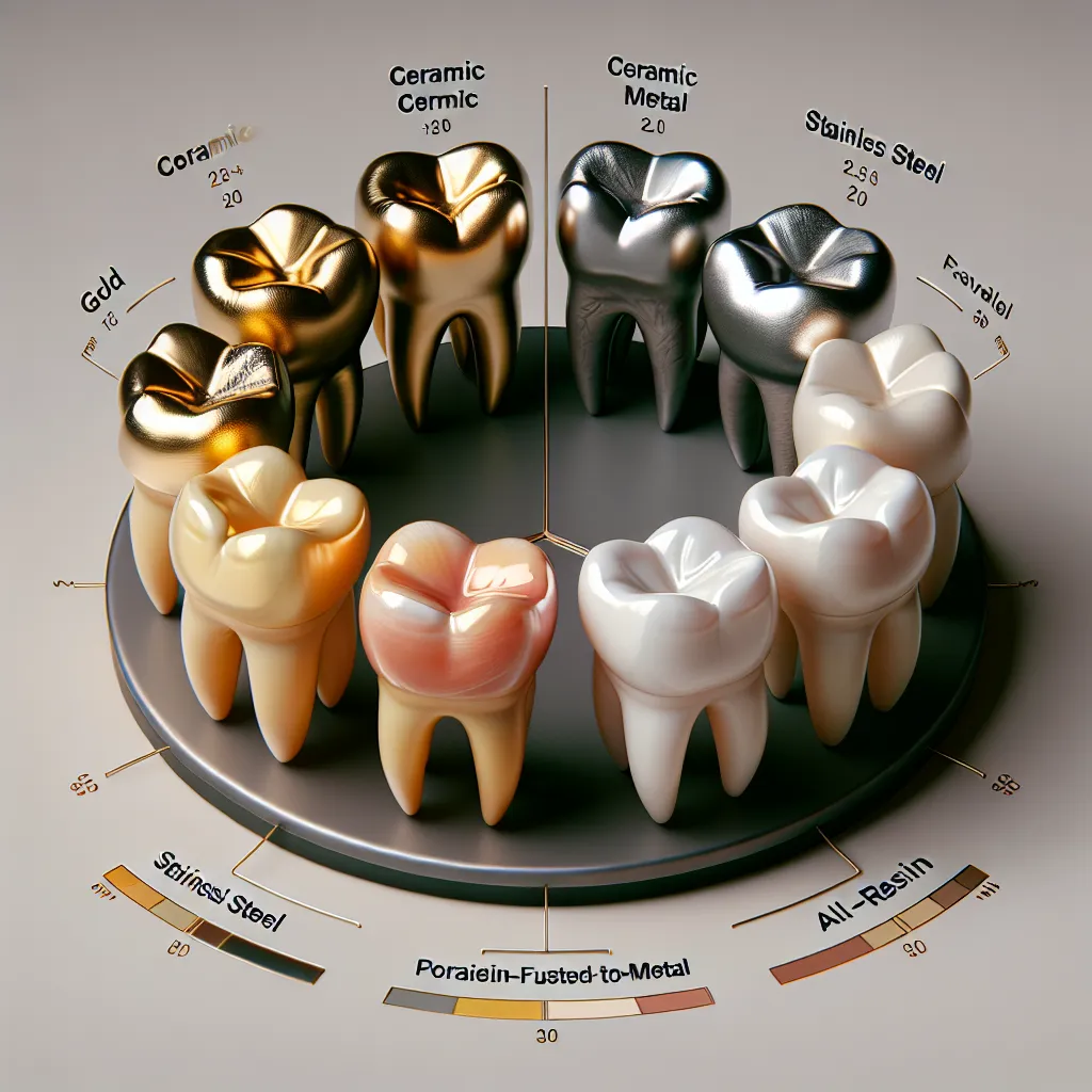 Types of Dental Crowns and Their Durability