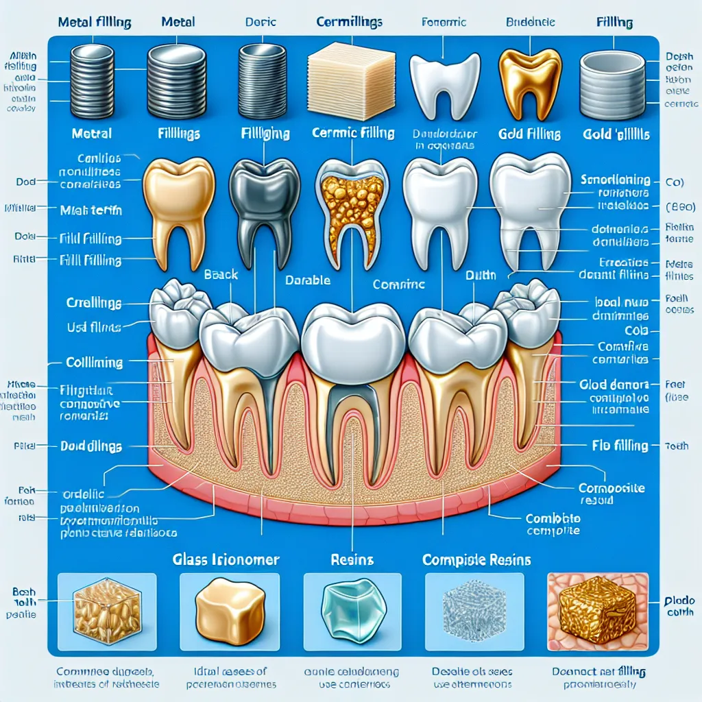 Types of Dental Filling Materials and Their Uses